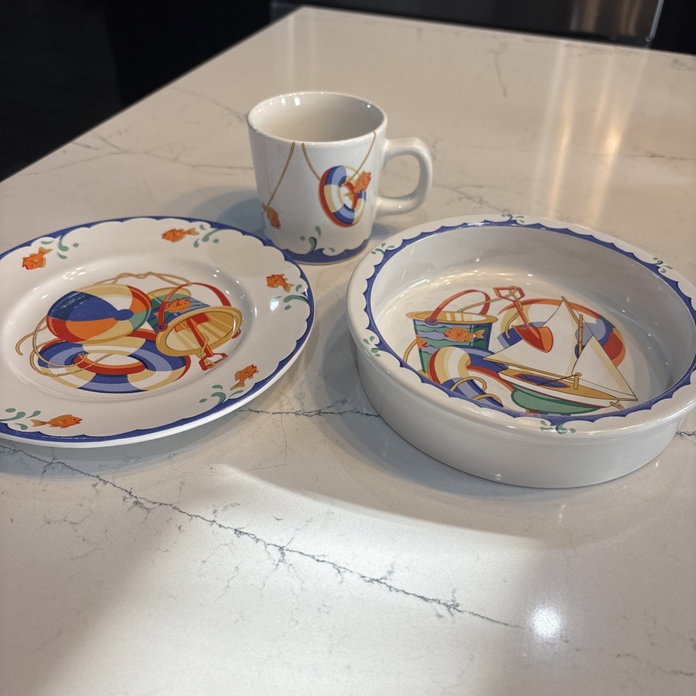 Tiffany And Co. Child's Sailor Dishes
